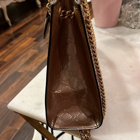 Beautiful authentic and RARE  Patton leather Gucci, 2 way bag w /COA - Picture 7 of 15